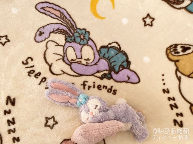 毛布とぬいぐるみ（ステラ・ルー）