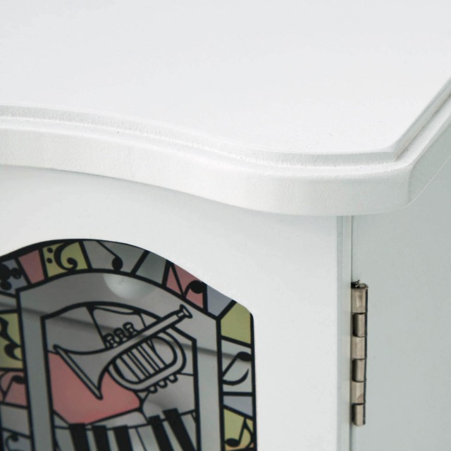 ベルメゾン|ステンドグラス風アクセサリー収納「ミッキー&ミニー」|¥ 15,900 (税込)