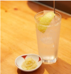 瀬戸田のレモン塩で酎