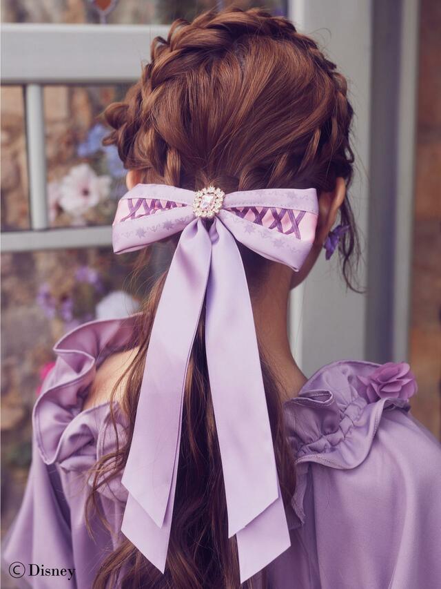 バレッタ ¥3,950|Maison de FLEUR あいにゃんコラボレーション ディズニーコレクション『塔の上のラプンツェル』