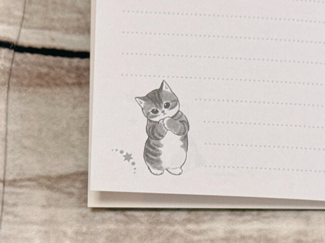 ページの下部にはそれぞれかわいいにゃんこのイラスト入り