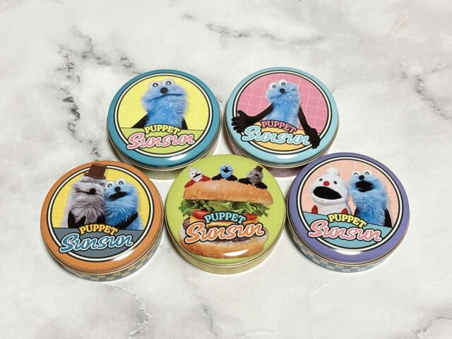 【プチキャン パペットスンスン】今回出会えたのはこの5つ。被りがなくて良い戦績でした!