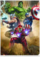 MARVEL 3D クリアファイル -001 Avengers 580円