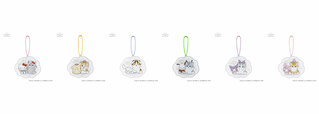 【mofusand×サンリオキャラクターズ 第3弾】トレーディングアクリルミニミラーキーホルダー(全6種)単品各880円/BOX5,280円(税込)