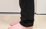 【ワークマン レディースメディヒールコスモスロングパンツ】裾にリブはなし。ルームウェアにもおすすめです