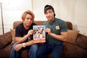 （左から）勝俣瞬馬さん、上野勇希さん 