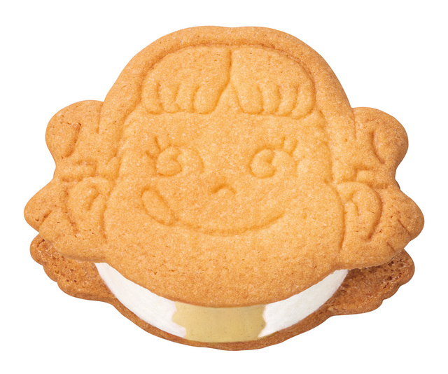 「Pekoサンド（熊本県産球磨栗）」＜価格：480円（税込）＞【不二家の和スイーツが楽しめる「FUJIYA Smile Switch Festa」が銀座三越でスタート！“ペコちゃん×サンリオキャラクターズ”のコラボグッズも登場！】