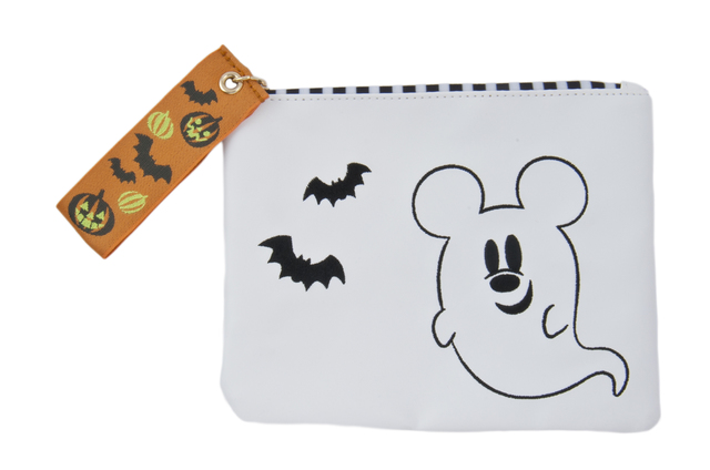 ポーチ 1,700円｜縦約14×横約17.5cm｜東京ディズニーリゾート「ディズニー・ハロウィーン」2019 スペシャルグッズ｜販売店舗：東京ディズニーランド「グランドエンポーリアム」、東京ディズニーシー「エンポーリオ」