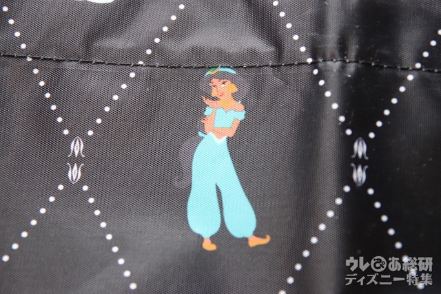 「ディズニープリンセスデザインマチ広トート」デザイン詳細（ジャスミン）