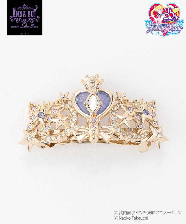 ANNASUIコラボ スパイラルハートムーンロッドバレッタ