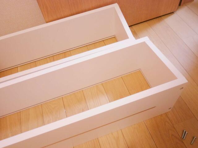 【ベルメゾン　伸縮できる腰高本棚 ・オープンラック】わかりやすい説明書のおかげでスムーズに組み立てられます