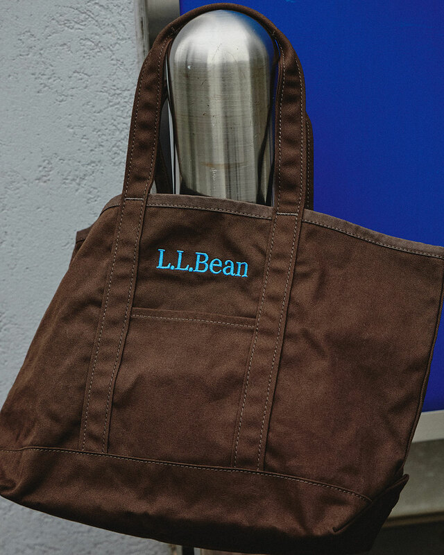 BROWN【L.L.Bean×ROSE BUD別注】グローサリー・トートバッグ:6,600円(税込)