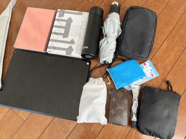 【LOWRYS FARM ヤワラカルイ２ＷＡＹショルダーＢＡＧ】仕事をする際の持ち物を入れてもまだまだ余裕がありました！