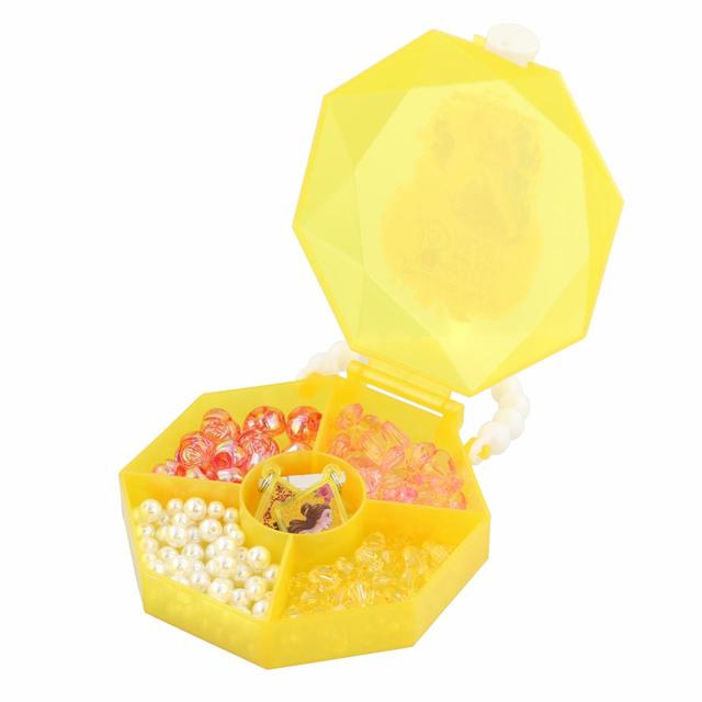 ビーズセット 1600円｜(ケース)縦約11.5×横約11.5×高さ約3.5cm、[セット内容[ケース:1個、透明トレイ:1枚、ビーズ:5種、チャーム:2個、ゴムヒモ:1本、安全パーツ:2セット]｜東京ディズニーリゾート・アプリ、ギャグファクトリー／ファイブ･アンド･ダイム