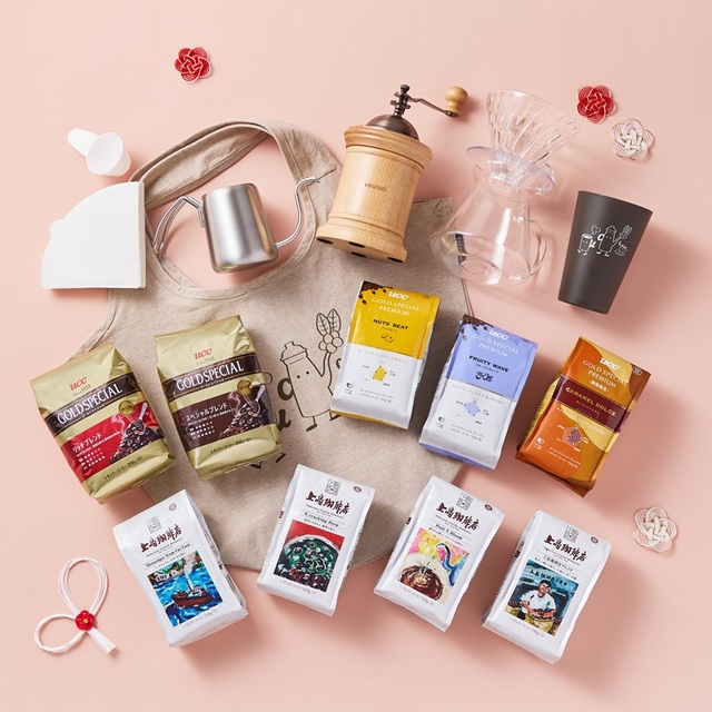 「＜スターターセット＞オリジナルマルシェバッグ＆シンプルタンブラーセット」＜価格：15,500円（税込）＞【マルシェバッグに豪華コーヒー詰め合わせ！UCCの「コーヒー福袋 2025」オンラインストアで販売中！】　