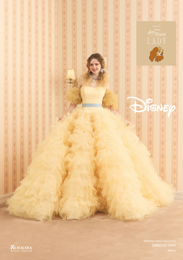 クラウディア「ディズニーウェディングドレス」12thコレクション © Disney