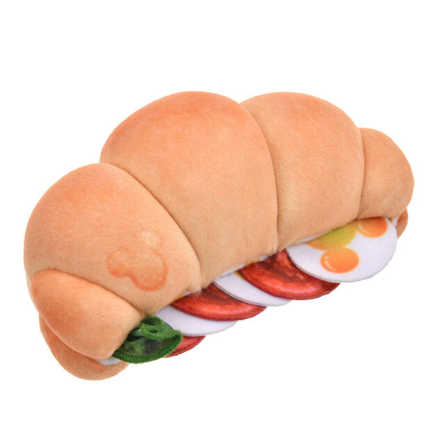 ミッキー ぬいぐるみキーホルダー・キーチェーン クロワッサンサンド MICKEY'S BAKERY 2,000円
