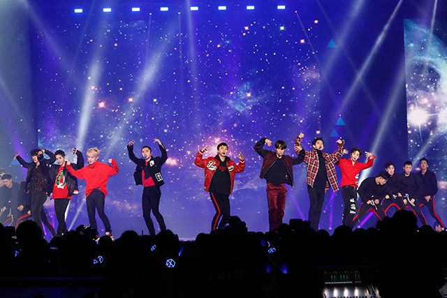 EXO　1月27日と28日「EXO PLANET #4 -The EℓyXiOn- in JAPAN」＠さいたまスーパーアリーナ（スタジアムモード）