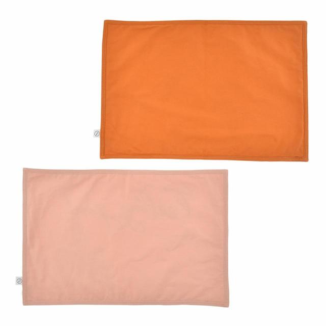 【FOOD TEXTILE】チップ＆デール ランチョンマット リバーシブル ピンク・オレンジ Chip＆Dale FOOD TEXTILE　©Disney