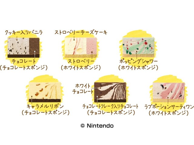 「スーパーマリオ パレット6」<価格:¥4,000>【【サーティワン】マリオの無敵アイテム「スーパースター」がアイスになった!「ルイージのデコケーキ」にはチョコのテレサ付き!】