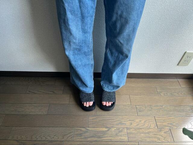 【LOWRYS FARM　カンドウフィットニットサンダル】 シンプルになりがちな夏コーデのアクセントにもぴったりです♪