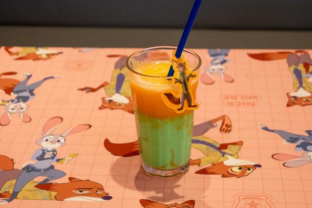 ＜ニック＞BUDDY★スムージー 1,390円｜ディズニー『ズートピア』「Zootopia」BUNNY BEST FRIEND OH MY CAFE