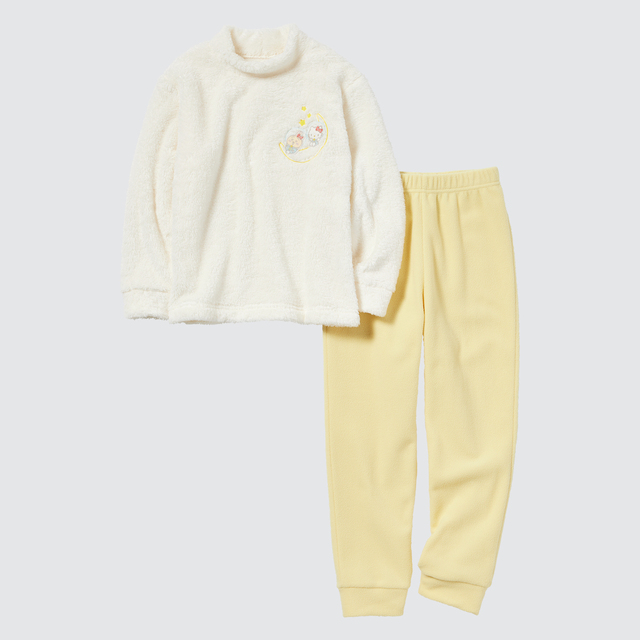 KIDS ちいかわ × サンリオキャラクターズ：スペースツアー フリースセット（長袖）2990円