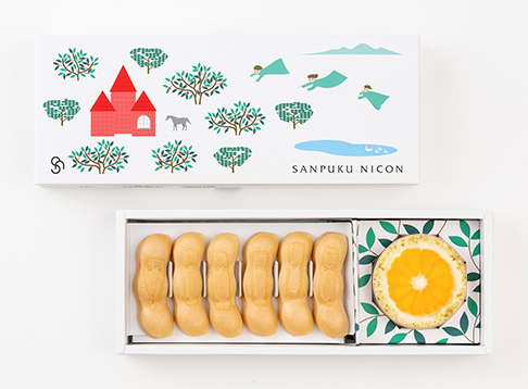 SANPUKU NICON「チーズテリーヌ最中【酒粕】／最中のたね（皮）6個入」1,890円（税込）