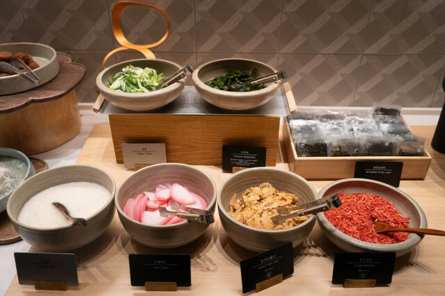 朝食ビュッフェ「Morning Specialties〜だし香るなにわの逸品〜」の提供イメージ