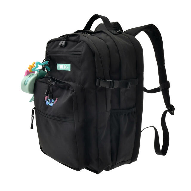 【MILKFED.】スティッチ＆スクランプ リュックサック・バックパック 23L チャーム・ポーチ・カラビナ付き 14,500円