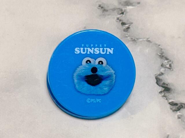 パペットスンスン付録 3：丸型クリップ／サイズは（約）直径3.2cm