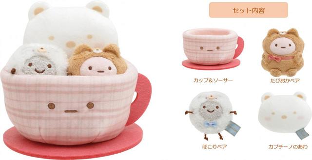 シーンぬいぐるみ　各3,850円（税込）