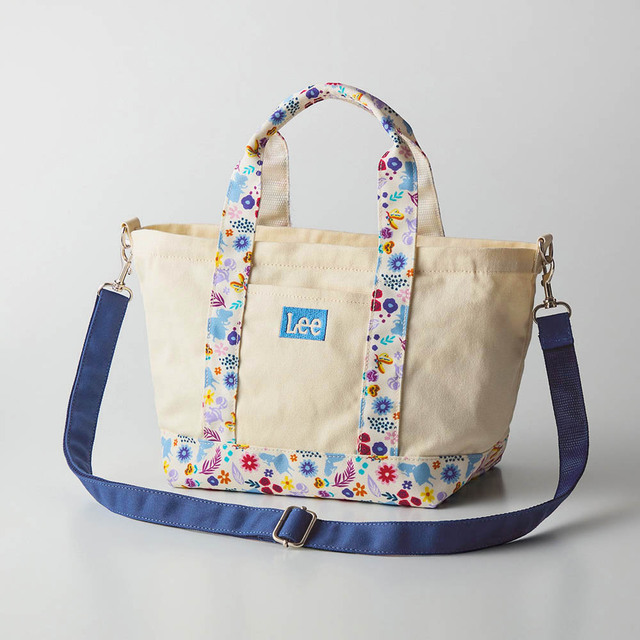 花柄持ち手の2WAYトートバッグ(Lee)(選べるキャラクター)|¥5,990 (税込)