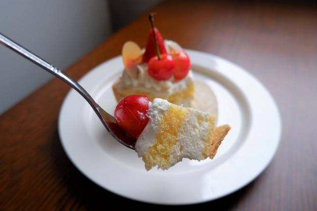 レアチーズクリームのおかげでさっぱりと食べられます