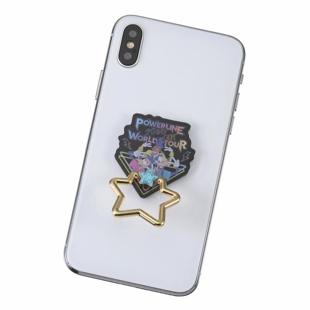 グーフィー、マックス、パワーライン スマートフォンリング Dance with Goofy 1,760円