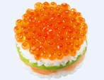 鮮極鮭いくらの 4 色 SUSHI ケーキ