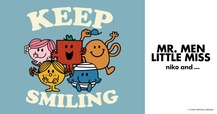 【「niko and ...」×「MR. MEN LITTLE MISS」コラボレーション】1971年にイギリスで誕生した絵本シリーズ「MR. MEN LITTLE MISS（ミスターメン リトルミス）」
