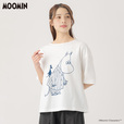 【イオンSELF+SERVICE×ムーミンコラボグッズ人気ランキング 3位】「ムーミンプリントTシャツ」3,278円(税込)