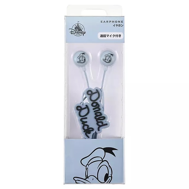 通話マイク付きステレオイヤホン＜ドナルド＞