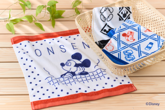 ハンドタオル ¥990|大江戸温泉物語ディズニーオリジナルアイテム