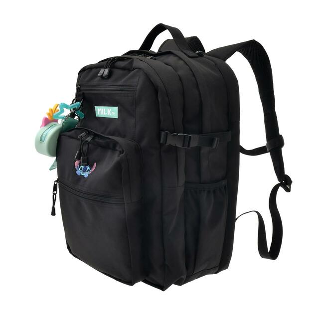 【MILKFED.】スティッチ&スクランプ リュックサック・バックパック 23L チャーム・ポーチ・カラビナ付き 14,500円
