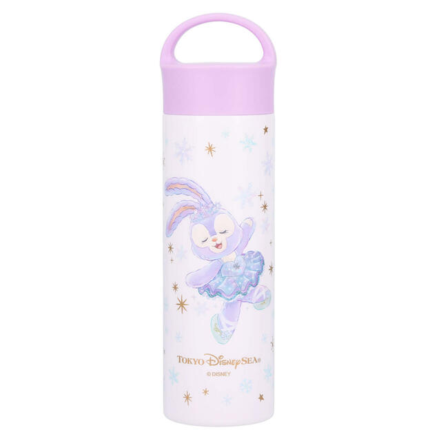 ステンレスボトル 3,900円｜東京ディズニーシー「ダッフィー＆フレンズのダンシング・スノーフレークス」スペシャルグッズ｜販売店舗：東京ディズニーシー「マクダックス・デパートメントストア」｜発売日：2024年11月2日（土）