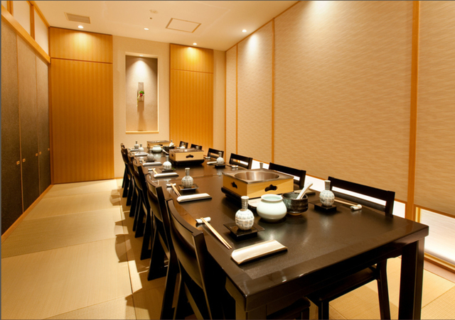全席個室で落ち着いた空間