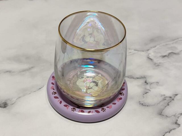 【mofusand サークルマルチトレイ2】クリアグラスを置くのもおすすめ！