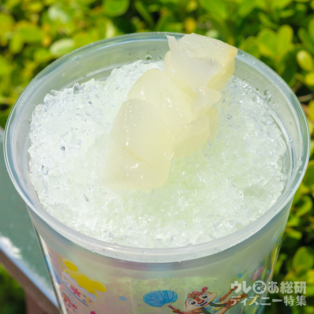 シェイブアイス（梨）、スーベニアカップ付き｜1個720円