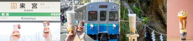 熱海プリンとJR伊東線の電車