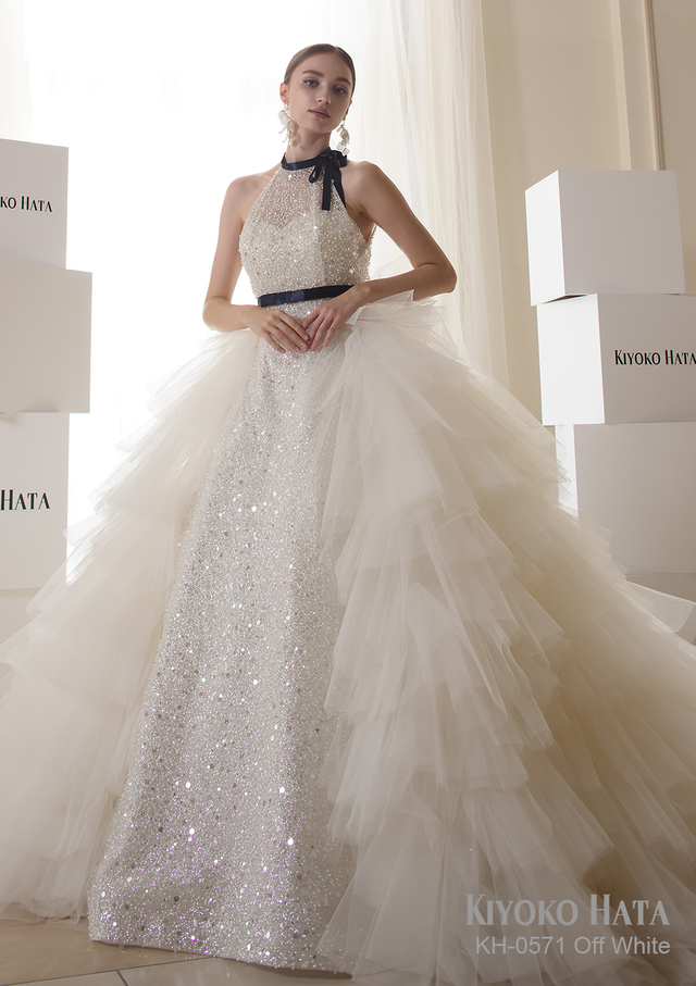 【KIYOKO HATA キヨコハタ】新作ウェディングドレス：KH-0571_OffWhite