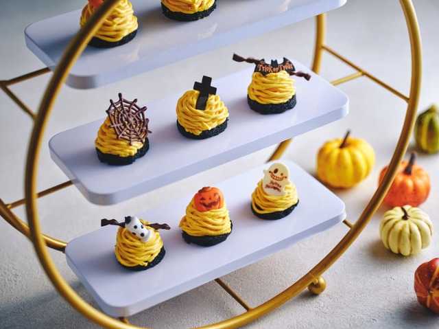 「かぼちゃモンブラン（10月）」＜期間：2024年9月1日～ 12月20日＞【【京都】ズワイガニ食べ放題！“かに尽くし”ブッフェ「かに推し！海の幸のディナーブッフェ」開催！】