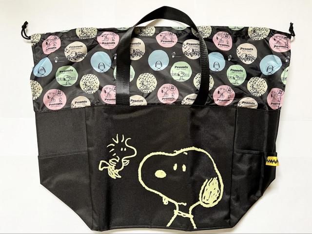 【宝島社 SNOOPY めちゃビッグ! レジカゴサイズトートバッグ BOOK】スヌーピー&ウッドストックが可愛い
