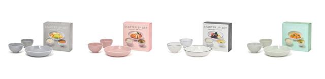 オルディ きほんのごはん 食器3点セット:各1,500円(税込)